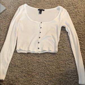 Forever 21 crop long sleeve